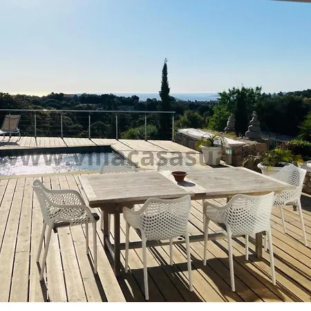 Vue Mer, Piscine Chauffée à Vecchio Villa Porto Vecchio