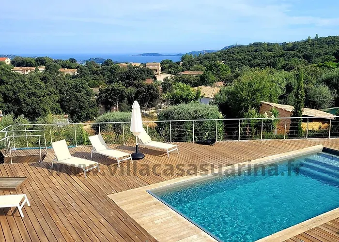 Vue Mer, Piscine Chauffee A Vecchio וילה *