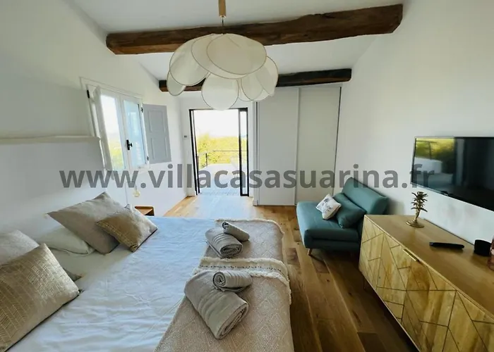 וילה Vue Mer, Piscine Chauffee A Vecchio *